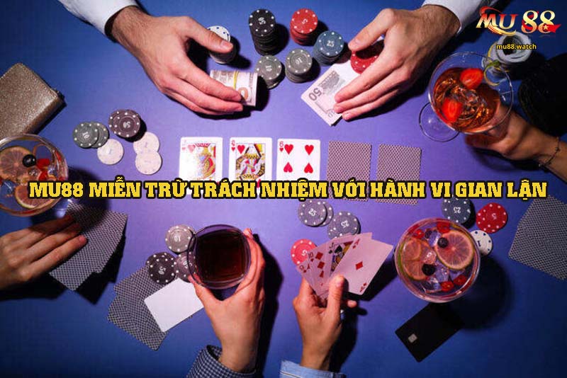 Hệ thống không chịu trách nhiệm với hành vi gian lận